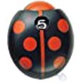 thumbnail image 2 of Tabata GV0900 BK Golf Counter, Golf Round Equipment, Score Counter, Ladybug, Black, 2 of 2