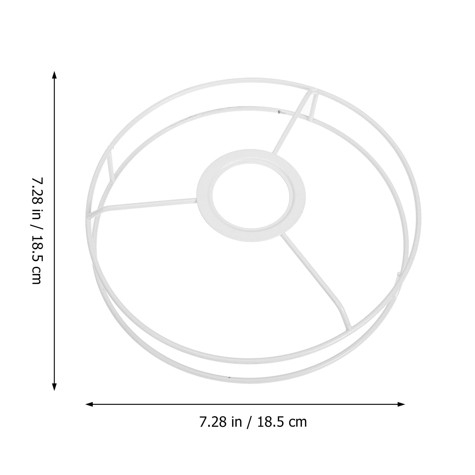 Lampshade Frame Iron Lamp Shade Ring Fitter Metal Ring Support Light Holder