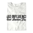 thumbnail image 4 of Bad Influence But Fun Cute Sassy Men's Graphic T Shirt Tees Brisco Brands L, 4 of 6