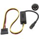 thumbnail image 3 of 2X Cable de Fuente de Alimentación DC 5525 A Disco Duro Cable de CC 12 V A Disco Duro con Regulador de Voltaje Reductor, 3 of 5