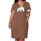 thumbnail image 3 of Vestido de bolsillo suelto Tow Mater Eyes Vestidos de mujer elegantes y bonitos vestidos de mujer vestido para mujer 2025, 3 of 7
