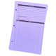 thumbnail image 1 of Tarjetas Insertables para Carpeta Whitman and Daughter Paquete de 100 A5 Moradas, 1 of 4
