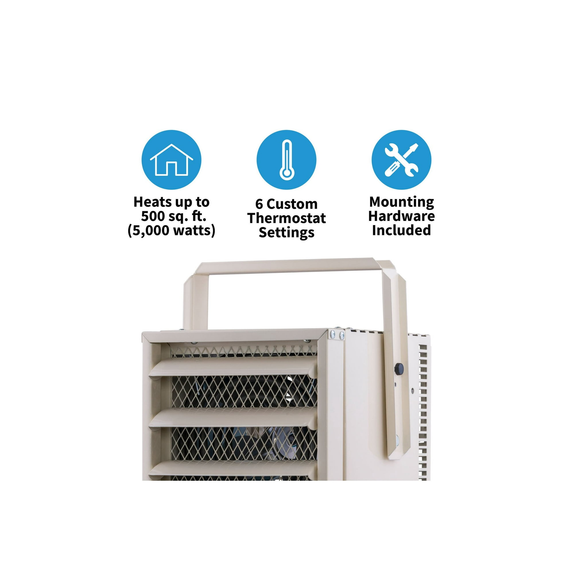 NewAir G73 - Heating fan - wall mounted, ceiling mounted - 5000 W - white |  Walmart Canada