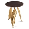 thumbnail image 1 of Steve Silver Verna Gold Leaf-shaped Metal Base Accent Table, 1 of 4