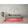 thumbnail image 3 of Ahgly Company Indoor Rectangle Oriental Red Industrial Area Rugs, 7' x 10', 3 of 4