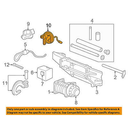 06 Front Bumper Tow Hook - CHRYSLER OEM Tow Hook Hitch-Front Bumper-Remote Control 5161063AB