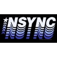 thumbnail image 2 of Men's NSYNC Retro Fade  Graphic Tee Black X Large, 2 of 5