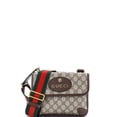 thumbnail image 1 of Pre-Owned Neo Vintage Flap Messenger GG Coated Canvas Small By Rebag, 1 of 6