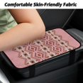 thumbnail image 3 of Yuyamidu Pink Aztec Car Center Console Cover Aztec Western Auto Armrest Pad Winter Warm Car Arm Rest Cover for Most Vehicles Interior Decorative Accessories, 3 of 7