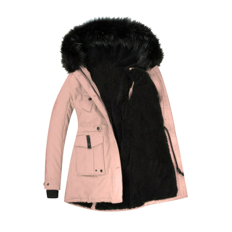 Olyvenn Fashion 2023 Trendy Womens Warm Faux Coat Jacket Winter
