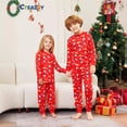 thumbnail image 4 of Nuevo pijama de manga larga para padres e hijos con estampado de ciervo, muñeco de nieve y árbol de Navidad lleno de flores para el hogar de madre e hijo, 4 of 4