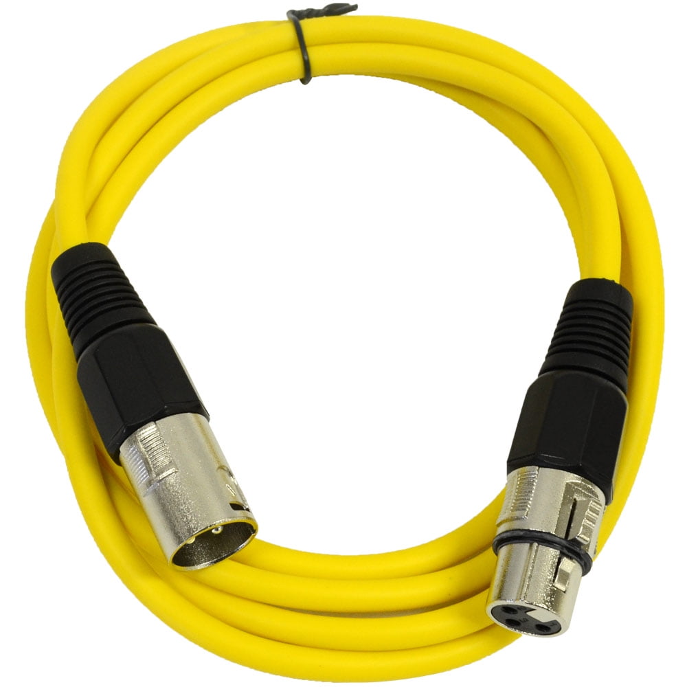 Snake Mic Cord SEISMIC AUDIO Blue 3/' XLR Patch Cable