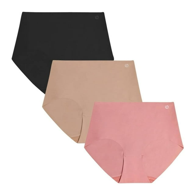 Pantaleta Berlei para Mujer, Completa sin Costuras 3 Piezas Multicolor Talla M