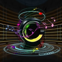 Portable Bluetooth Speakers with Colorful Lights, Loud Sound, Small Bluetooth Speaker with Wireless Stereo Pairing, Mini Gifts for Kids, Teen, Girls, Boys, Women