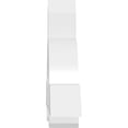 thumbnail image 3 of 48"W x 24"H x 6"D x 6"F, 12/12 Pitch, Ericson Architectural Grade PVC Gable Bracket, 3 of 8