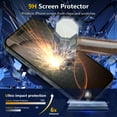thumbnail image 4 of [2 Pack][Full Coverage] Cnarery Privacy Screen Protector for iPhone 16 Pro 6.3 inch, Anti Spy Tempered Glass with Installation Frame Anti-peeping Easy Installation, 4 of 7