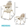 thumbnail image 3 of KIDDOS, Silla Alta Periquera Bebe Mecedora 5 En 1 Ajustable Plegable., 3 of 5
