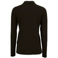 thumbnail image 2 of SOLS Womens Perfect Long Sleeve Pique Polo Shirt, 2 of 4