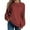 Red, variant on Vetsdori Womens Brown Tops Solid Color Fall and Winter Pullover Crew neck Soft Long Sleeve Sweaters for Women Soft