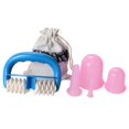 thumbnail image 1 of 1 juego de ventosas de rodillo de masaje para el hogar, cuello, pecho, mensaje con bolsa de almacenamiento Rosa Zulema Masaje de ventosas, 1 of 8