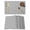 Gray, variant on Red White Stripes Placemats Set of 4, Simple Geometric Modern Monochrome Placemats for Dining Table, Place Mats for Kitchen Tabletop, Waterproof Wipeable Dining Table Mats Set