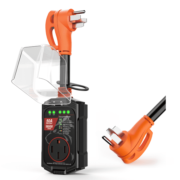 18000 Joules-RV Surge Protector 50 Amp, RV Power Surge Voltage Protection