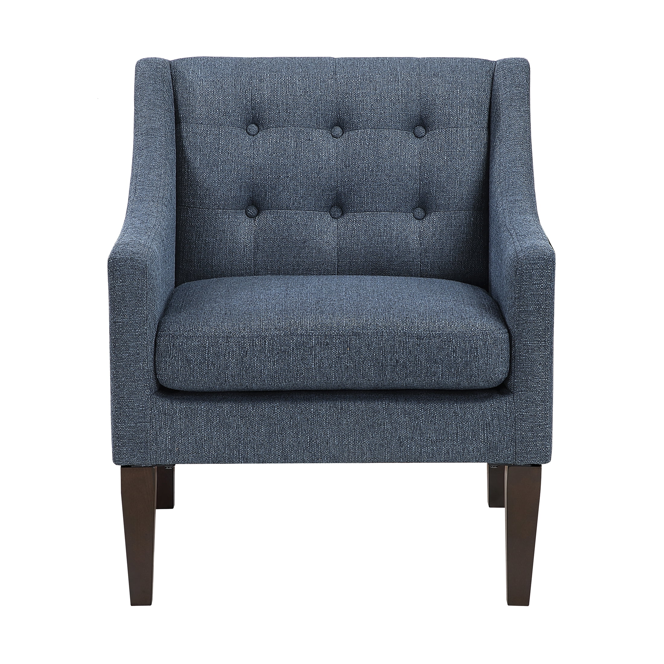 OakvillePark Solmera Textured Fabric Accent Chair, Blue