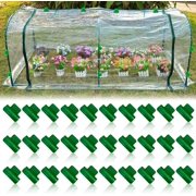 30PCS Garden Clips Garden Netting Garden Clips for Plants Garden Hoops Support Garden Net Greenhouse Clips Clips for Plants Garden Hoop Clips Greenhouse Pipe Clamp Plant Shading Net Clips