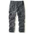 thumbnail image 6 of Mlqidk Military Cargo Pants for Men Durable Ripstop Quick Dry Hiking Cargo Pants Water Resistant Baggy Work Fishing Pants Multi-Pocket Gray 2XL, 6 of 6