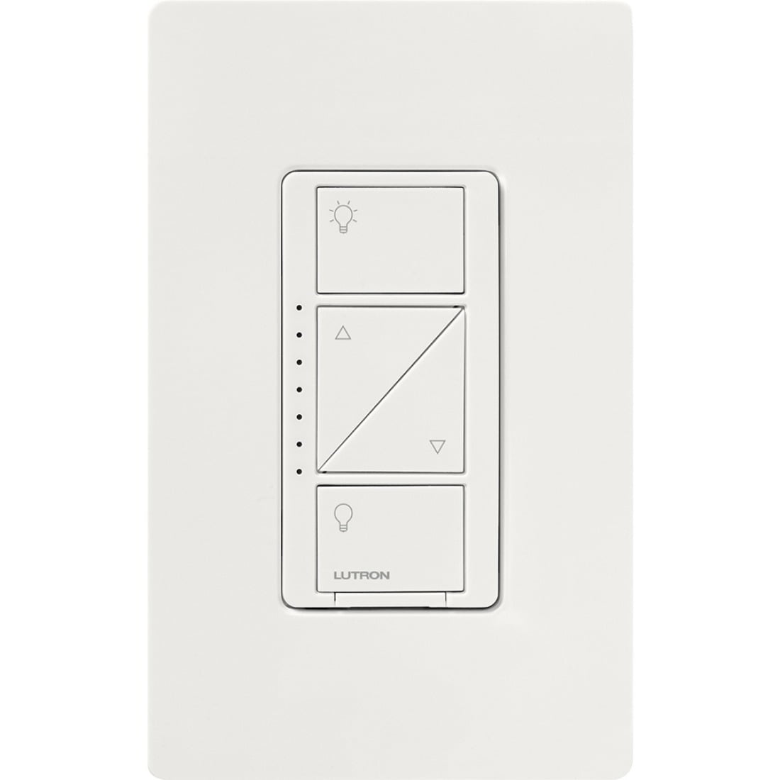 PD-6WCL-WH-C Works with Alexa White Lutron Caseta Wireless Smart Lighting Dimmer Switch for Wall /& Ceiling Lights