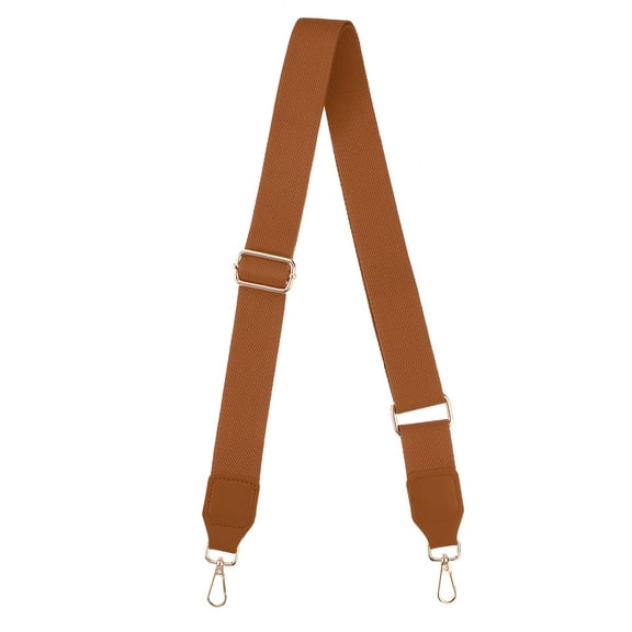 Uxcell Purse Strap Replacement, 27.5-53" Crossbody Shoulder Strap(Beige, Gold Buckle)