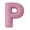 P, variant on Pink Corduroy Letter Plush Pillow Set A to Z Soft Hugging Alphabet Throw Pillows Decorative Initial Shaped Cushions for Nursery Bedroom Living Room Sofa Couch Home Decor