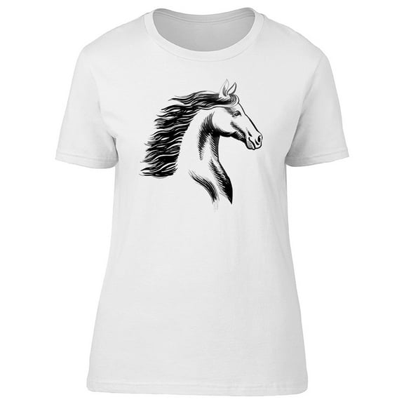 Horse Muzzle Portrait Tee Men's -Image by Shutterstock