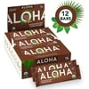 ALOHA Organic Plant Based Protein Bars |Chocolate Chip Cookie Dough | 12 Count, 1.9oz Bars | Vegan Snacks, Low Sugar, Gluten Free, Paleo, Low Carb, Non-GMO, Stevia Free, Soy Free and No Sugar Alcohols