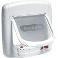 thumbnail image 1 of Luxury Magnetic Pet Door, Selective Entry, 4-Way Lock - Staywell (White) Gift for Swhy Family, 1 of 5