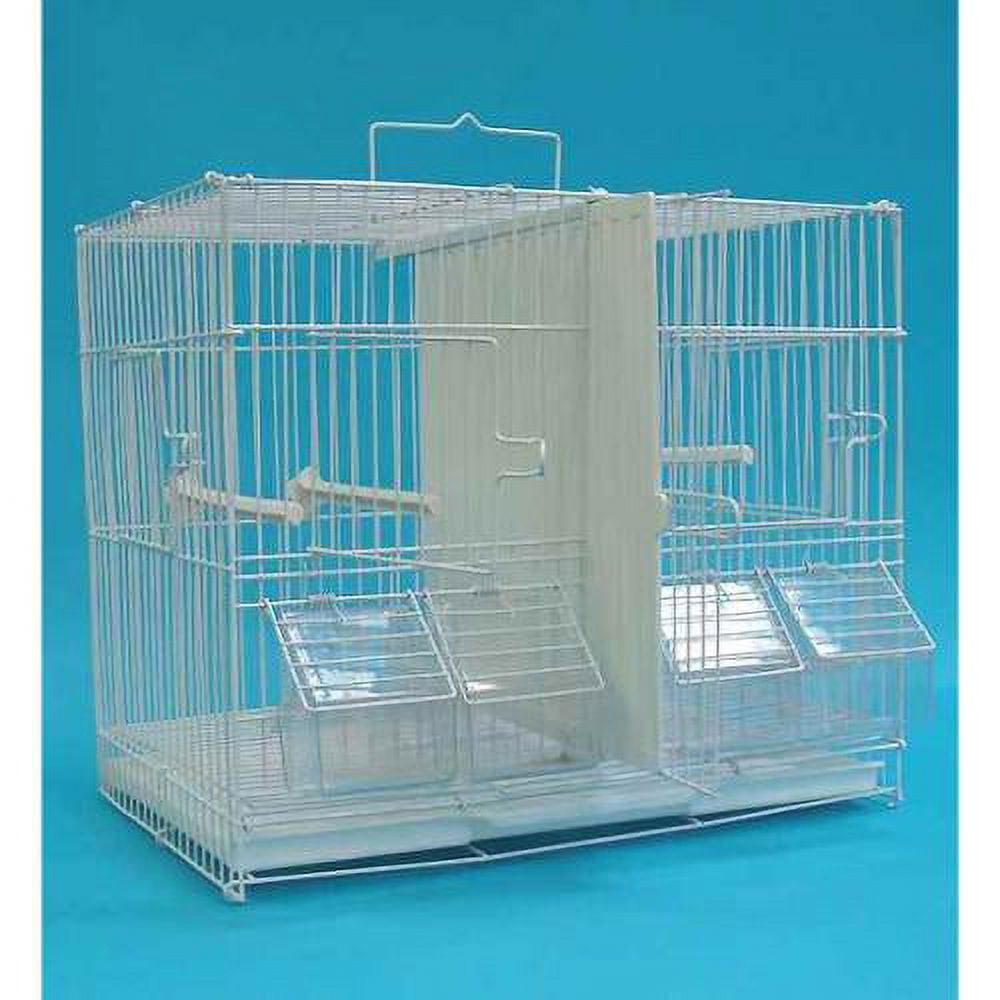 YML 2413 Canary Finch Breeding Cage, Medium in White