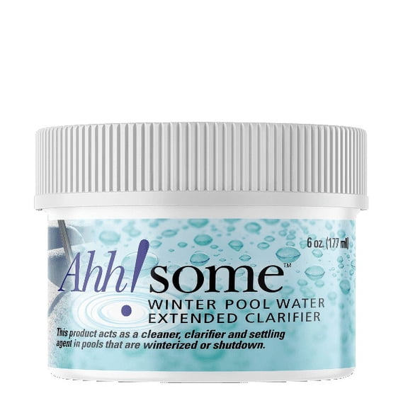 Ahh-Some - Winter Pool Clarifier, Conditioner & Bio-Cleaner - Swimming Pool / Jetted Hot Tub / Bathtub / Spa / Jacuzzi Winterizing Gel (6 oz.)