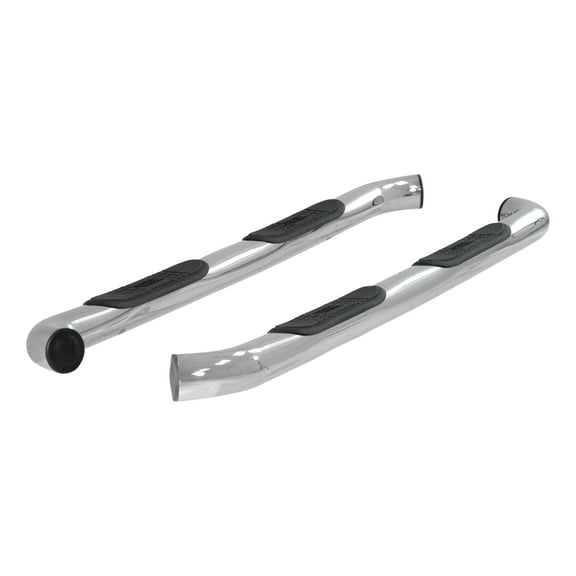 ARIES 203044-2 3-Inch Round Polished Stainless Steel Nerf Bars, No-Drill, Fits Select Ford F-150, F-250, F-350 Super Duty