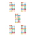 thumbnail image 1 of heritaly 4 Pieces Reinforcement Labels Repair Subsidy Strong Viscosity Doughnut Shape Small Hole Stickers Set for Recipes Binders Halo Dyeing 5Set, 1 of 6