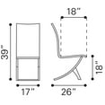 thumbnail image 2 of Delfin Dining Chair (Set of 2), 2 of 9