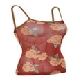thumbnail image 2 of Camisole en Maille Transparente à Col Rond et Sans Manches pour Femme, 2 of 7