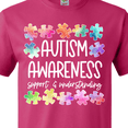 thumbnail image 4 of Inktastic Autism Awareness Support and Understanding Puzzle Pieces T-Shirt, 4 of 5