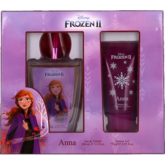 Frozen II Anna By Disney For Women Set: Eau de Toilette   Shower Gel 3.4oz 2.55oz New in Box