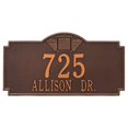 thumbnail image 1 of Whitehall 5004AC Monogram - Estate Wall - Two Line- Antique Copper, 1 of 1