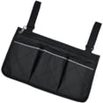 thumbnail image 3 of Sac de Fauteuil Roulant Organisateur Latéral Sac de Rangement Suspendu avec Bande Réfléchissante, 3 of 8