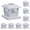 White, variant on GreenLighting Cubism Fence Solar Lights - Outdoor Solar Post Lights - 4x4 Post Caps and Solar Deck Post Lights - LED Solar Post Cap Lights for 4x4 5x5 Posts (White, 8 Pack)