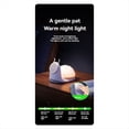 thumbnail image 5 of Lámpara de Noche Inalámbrica 2 en 1 con Forma de Caracol, 15 W, 3 Modos de Iluminación, Soporte de Escritorio, Lámpara de Mesa LED Recargable., 5 of 5