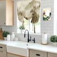 thumbnail image 5 of Brown Mountain Balloon Curtains for Bedroom/Front Door/Bathroom, Misty Forest Nature Woodland Pine Tree Landscape Tie Up Curtains 63 Inch Length Kitchen Curtains Shades for Windows 46"x63", 5 of 8