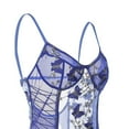thumbnail image 4 of Tbopshirt Lingerie for Women Clearance Up to 50% off,Womens Lingeries Camisole Floral Fashion Lace Embroidered Belt Lace Up Lingerie Bodysuit,Valentines Day Gift for Her, 4 of 5