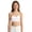 White, variant on Girls Bandeau Bra Anti-Slip,Training Bras Dance Tube Top with Adjustable Clear Straps
